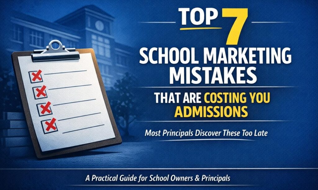 Top 7 Mistakes Schools Make in Their Marketing Strategy
